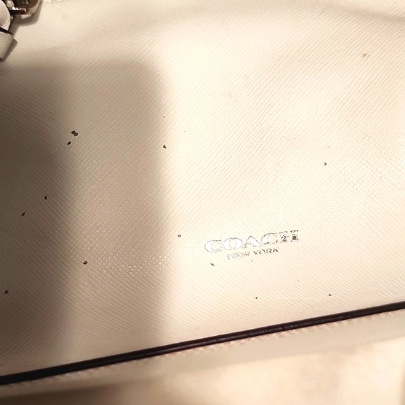 COACH white crossbody - Picture 8 of 15